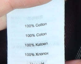 New Look Women's Multicoloured Plaid Button-Up Shirt UK 8