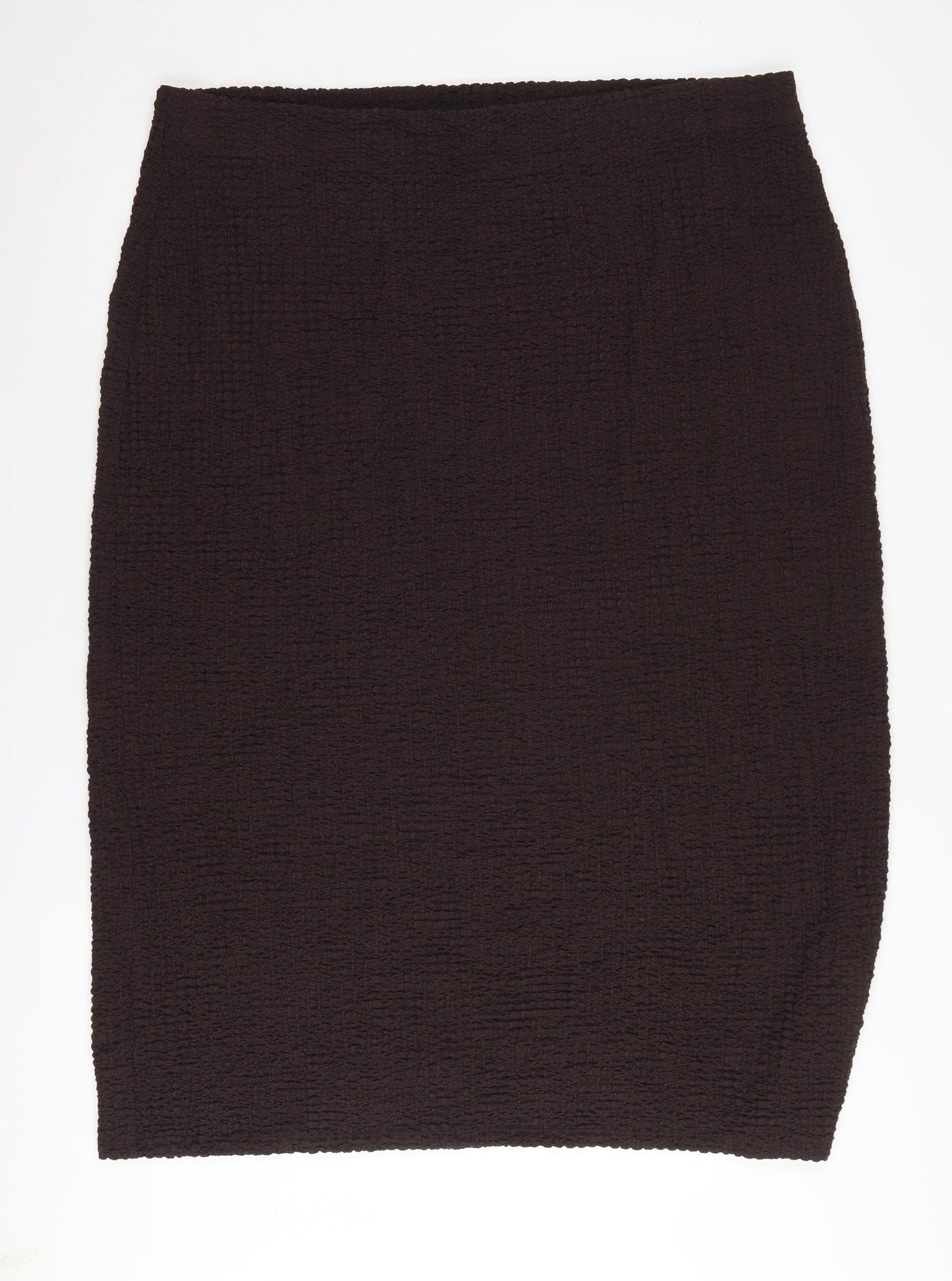 Marks and Spencer Women's Brown Pencil Skirt Size 24