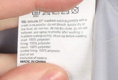 Mountain Warehouse Women's Grey Rain Jacket Size 18