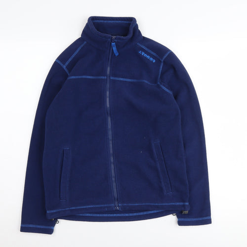 TOG24 Girls Blue Basic Jacket 11 Years Mid-Length