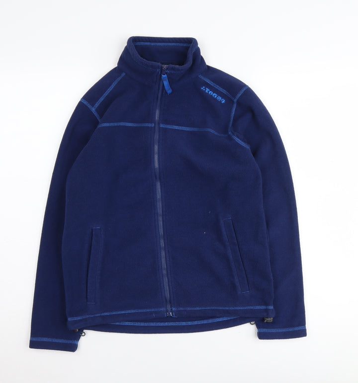 TOG24 Girls Blue Basic Jacket 11 Years Mid-Length