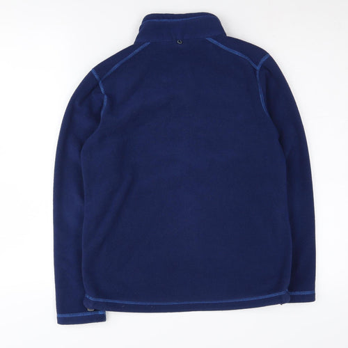 TOG24 Girls Blue Basic Jacket 11 Years Mid-Length
