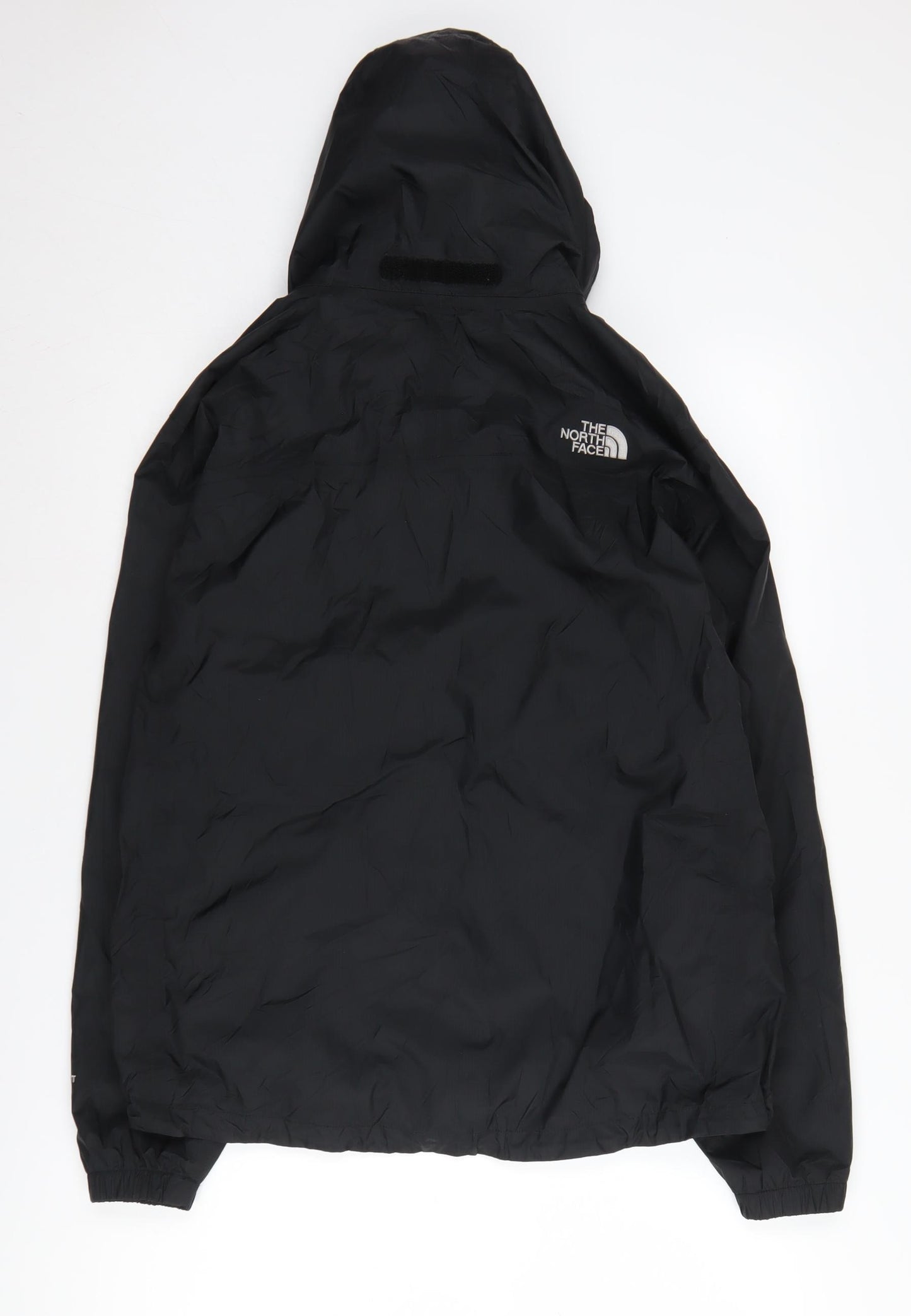The North Face Women's Black Rain Coat, L, Hooded Waterproof