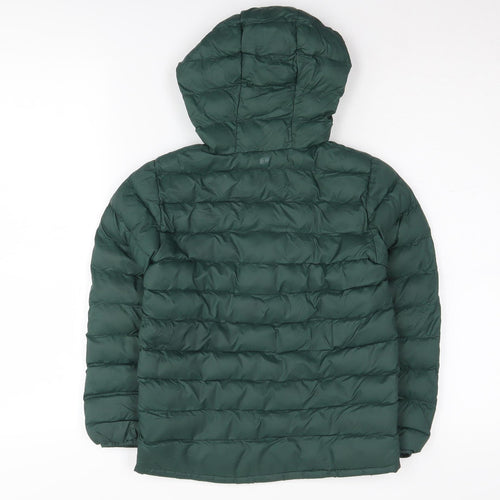 Mountain Warehouse Boys Green Puffer Jacket 7-8 Years Waterproof