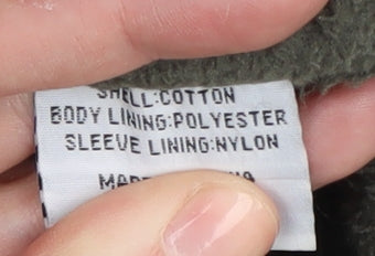 Rivers Men's Blue Military Jacket L Collared Casual