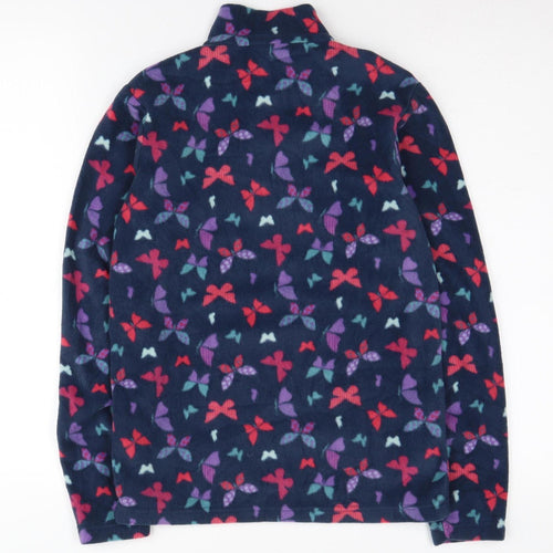 Mountain Warehouse Girls Multicoloured Butterfly Fleece Pullover 11-12 Years
