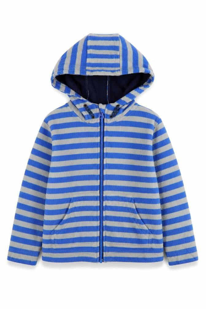 Mountain Warehouse Boys Blue Striped Full Zip Hoodie 5-6 Years
