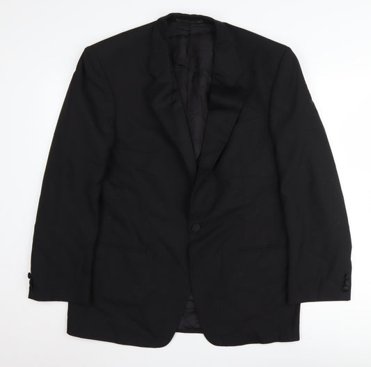 Marks and Spencer Men's Black Tuxedo Jacket, Size 40R