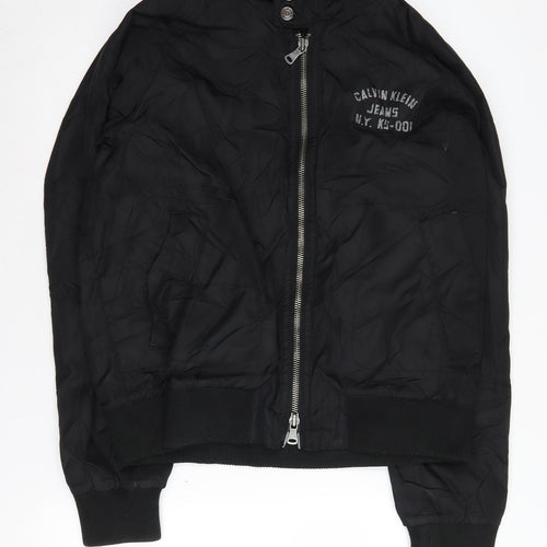 Calvin Klein Men's Black Bomber Jacket XL