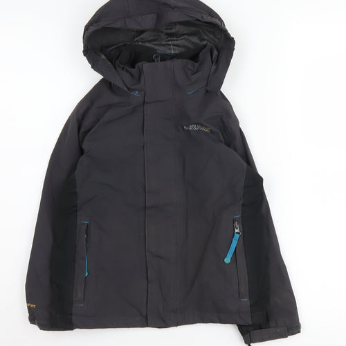 Regatta Boys Black Puffer Jacket 6 Years Waterproof Hooded
