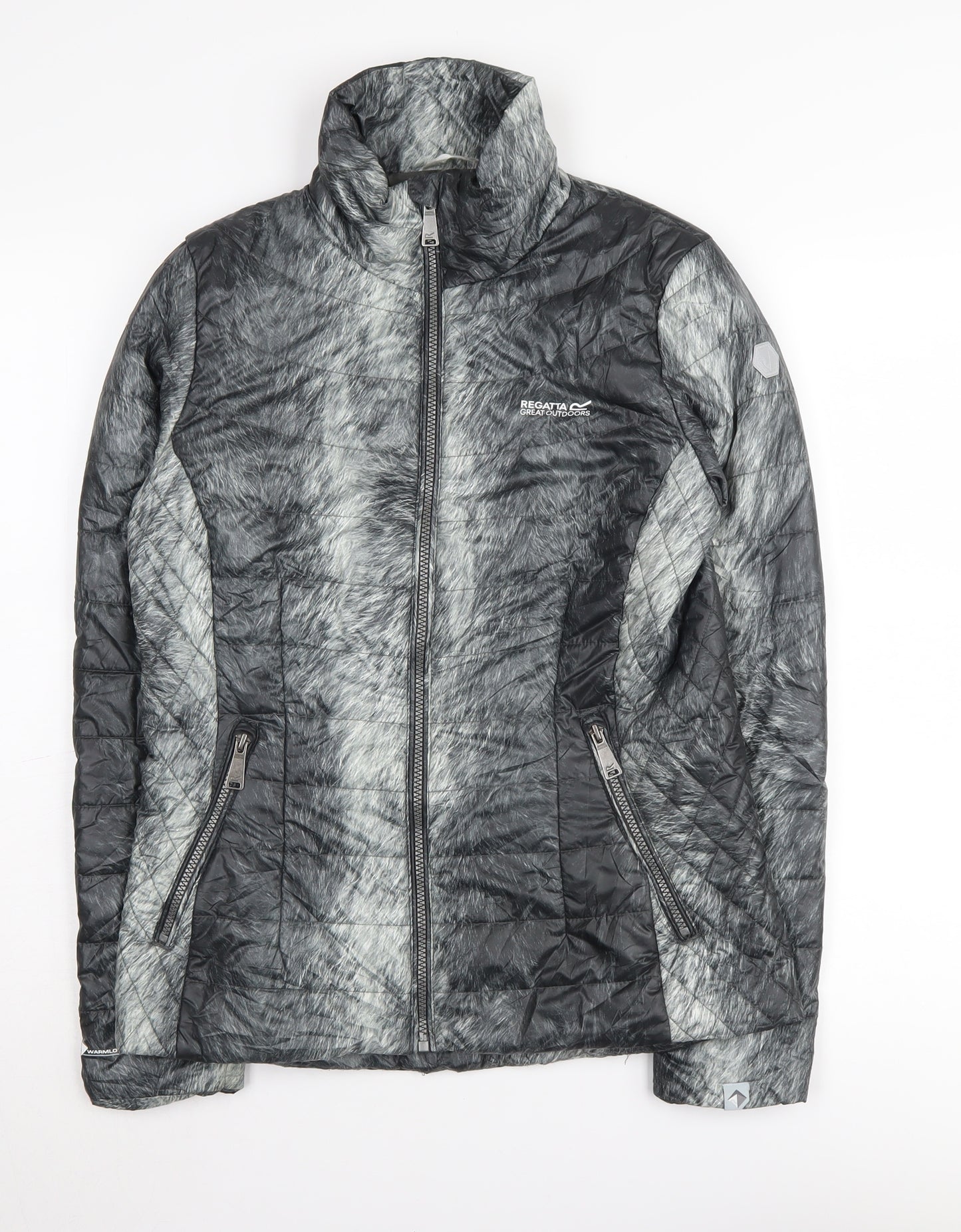 Regatta Women's Black Puffer Jacket, Size 10, Winter Essential