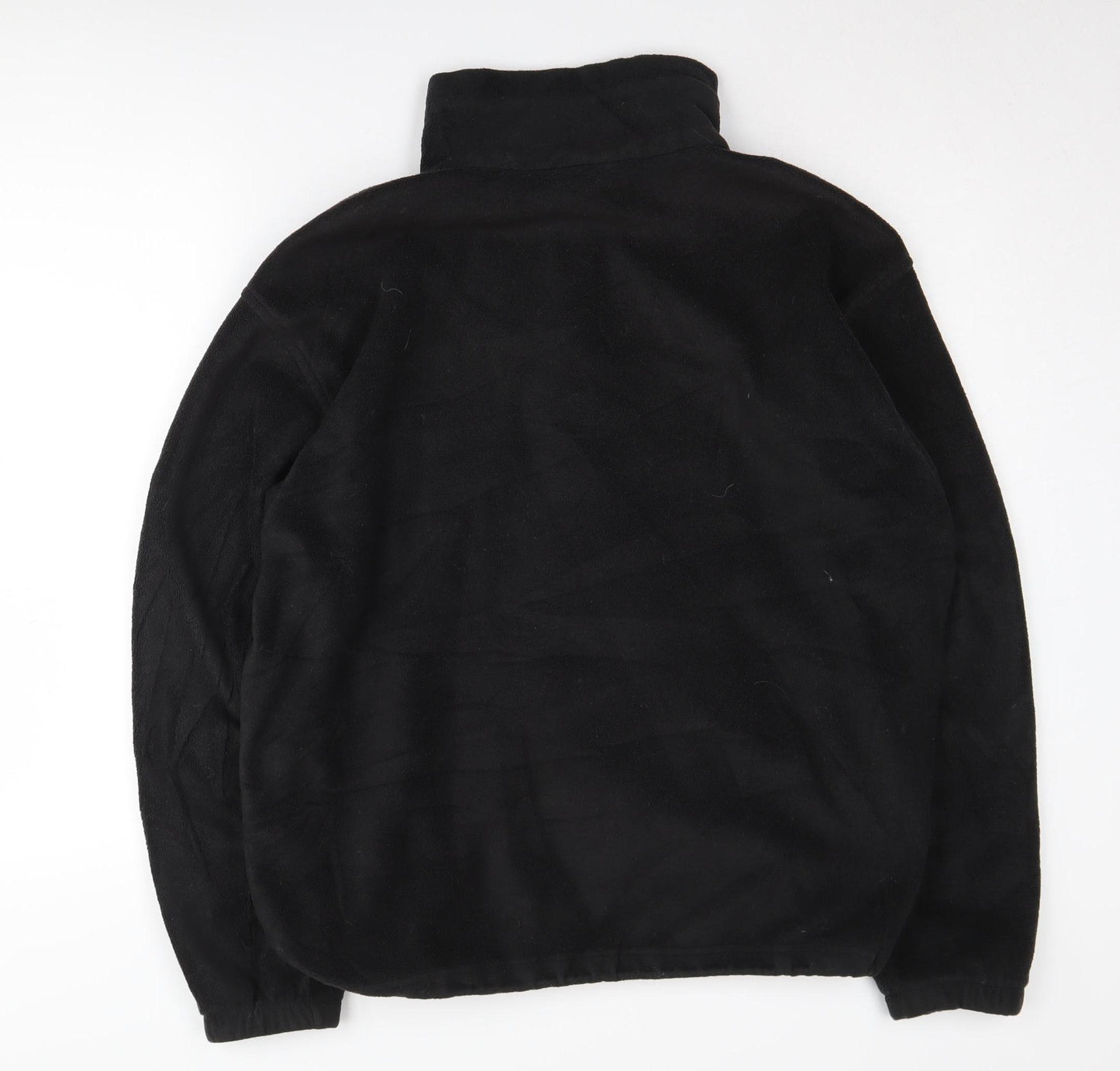 Columbia Men's Black Fleece Jacket - L, Full Zip, Casual
