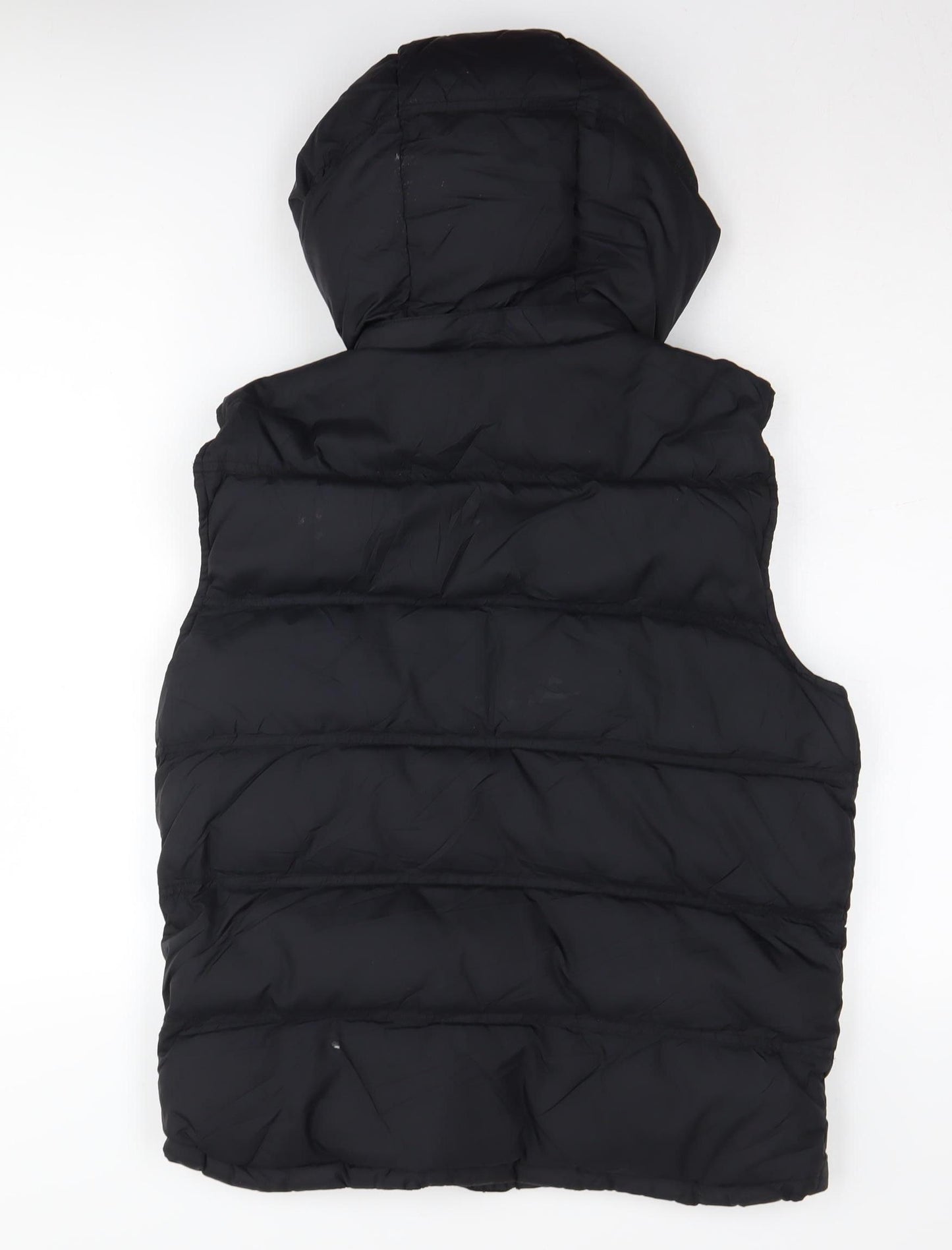 Jack Wills Women's Black Puffer Waistcoat Size S