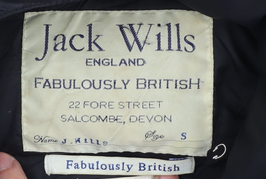 Jack Wills Women's Black Puffer Waistcoat Size S