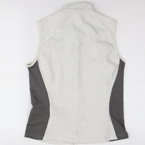 Quechua Women's Grey Fleece Sleeveless Waistcoat Size 12
