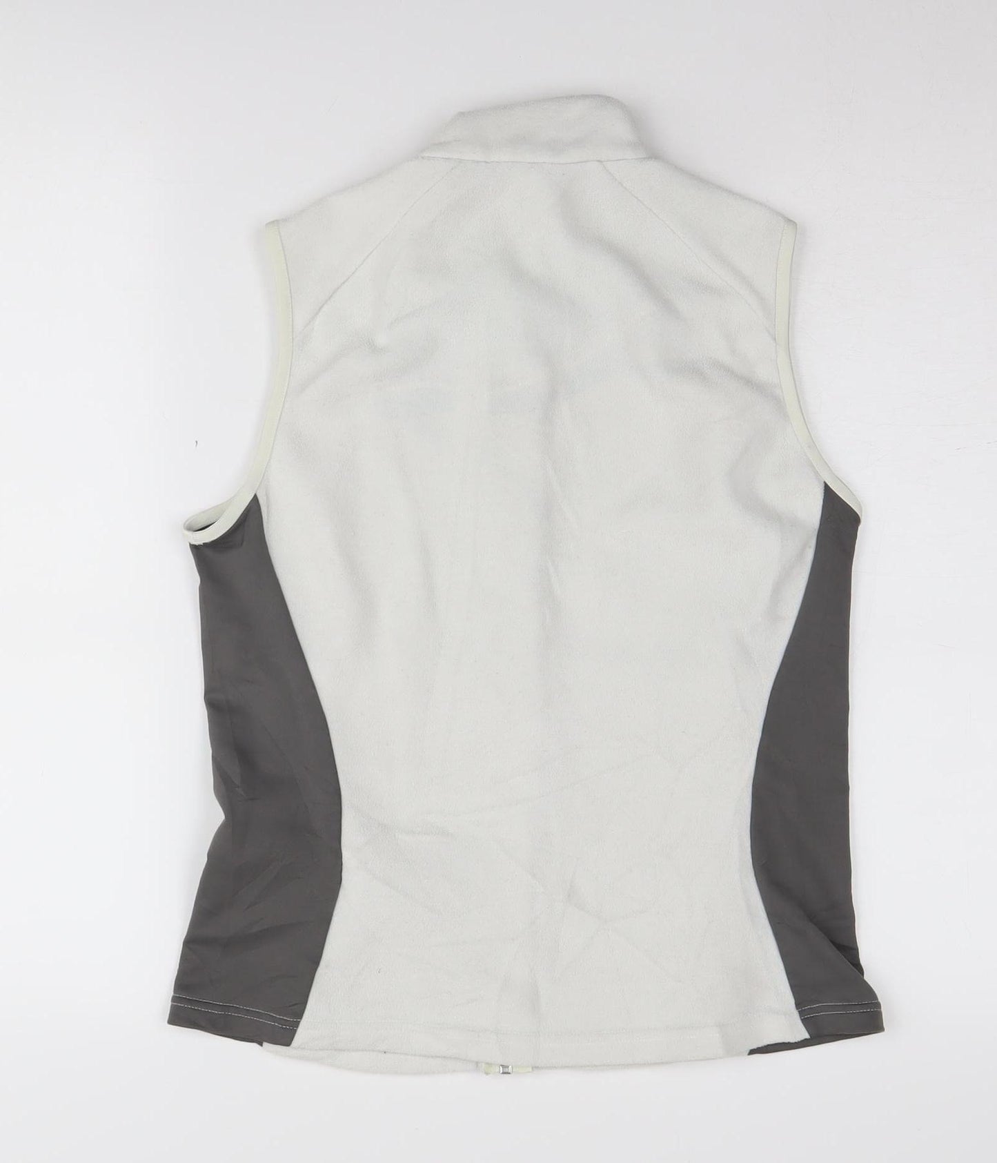 Quechua Women's Grey Fleece Sleeveless Waistcoat Size 12