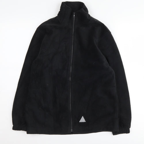 Result Unisex Black Fleece Jacket L 10/12 Casual