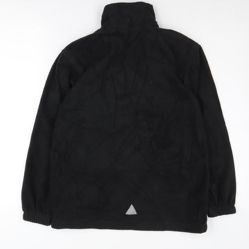 Result Unisex Black Fleece Jacket L 10/12 Casual