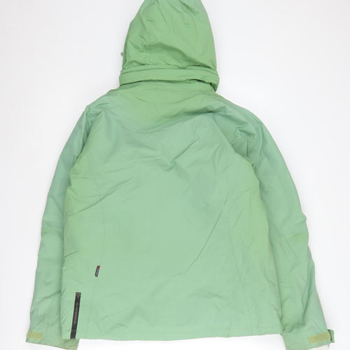 Didriksons 1913 Women's Green Parka Jacket Size 10