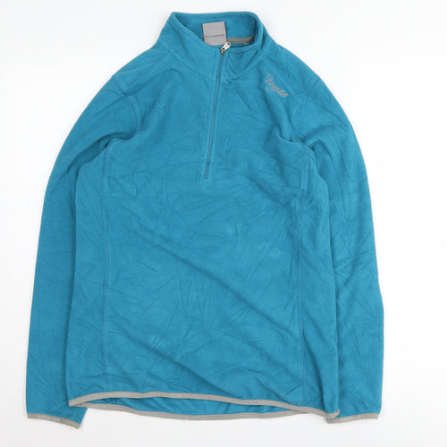 TOG 24 Women's Blue Fleece Pullover Sweatshirt, Size 14