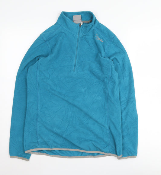 TOG 24 Women's Blue Fleece Pullover Sweatshirt, Size 14