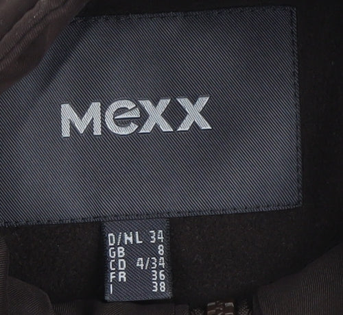 Mexx Women's Brown Puffer Waistcoat, Size 8, Casual