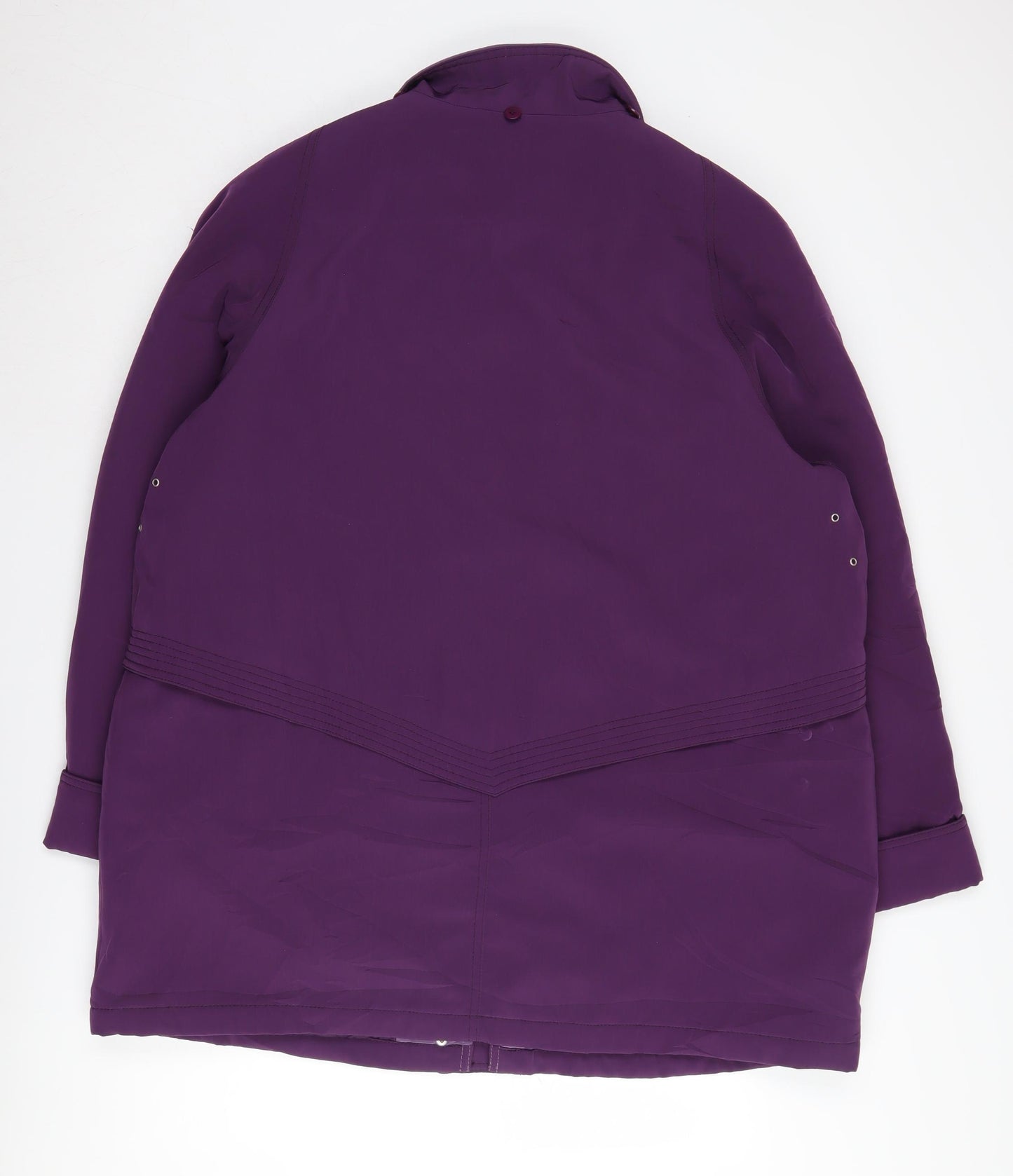 EWM Women's Purple Zip Jacket Size 22 Relaxed Fit