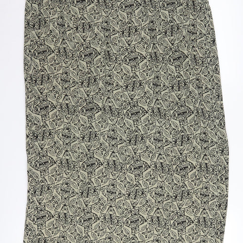 Windsmoor Women Beige Geometric Pencil Skirt Size 14