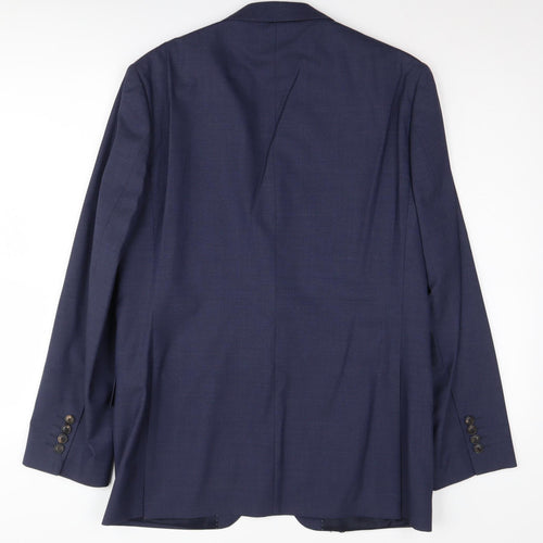 Austin Reed Men's Blue Wool Blazer 40R