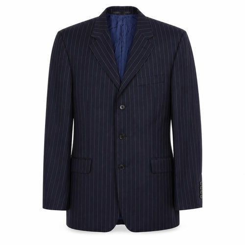 Austin Reed Men's Blue Striped Blazer, Size 40R, Business Formal
