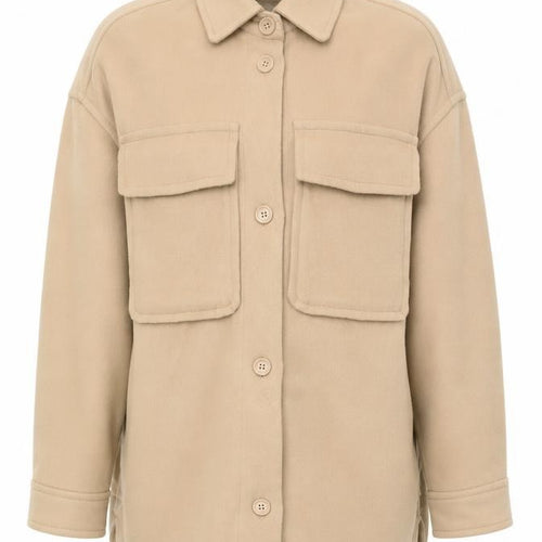 Abercrombie & Fitch Men's Beige Military Jacket 2XS