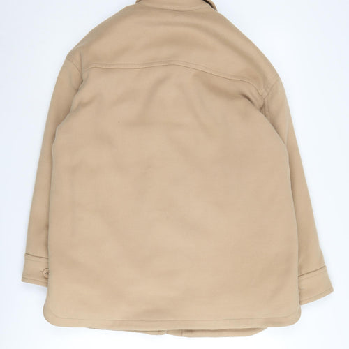 Abercrombie & Fitch Men's Beige Military Jacket 2XS