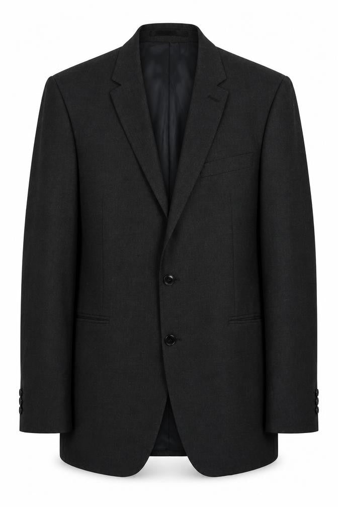 Front view of Thomas Nash Men's Black Blazer 42 Long Formal Business