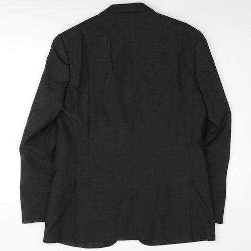 Thomas Nash Men's Black Blazer 42 Long Formal Business