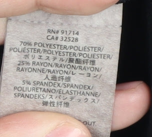 Armani Exchange Women's Black Bodycon Dress M