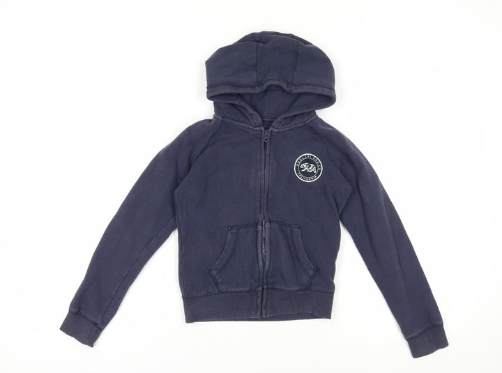 Soulcal & Co Boys Blue Full Zip Hoodie 7-8 Years
