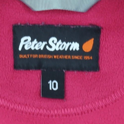 Peter Storm Women's Pink Pullover Sweatshirt, Size 10