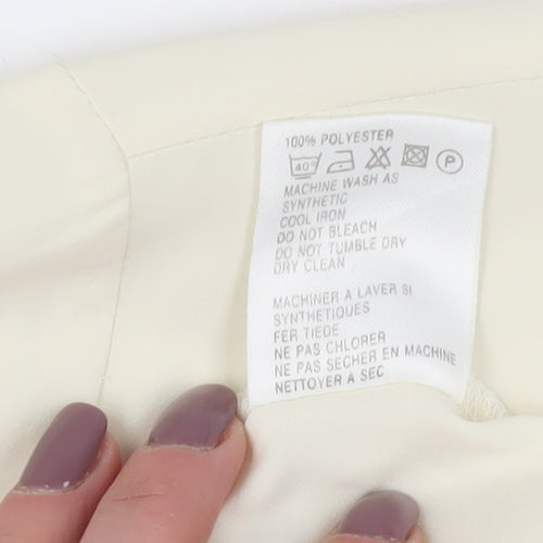 Alexon Women’s Ivory Button-Up Shirt, Size 10