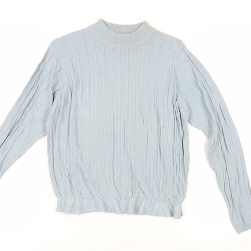 Honor Millburn Women's Blue Cable-Knit Pullover Jumper Size 10-12