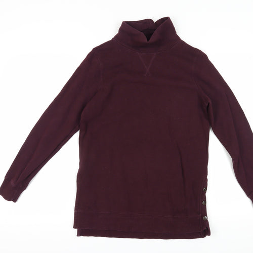 Fatface Women's Red Cowl Neck Pullover Sweatshirt XS