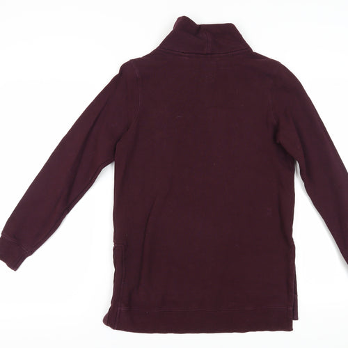 Fatface Women's Red Cowl Neck Pullover Sweatshirt XS