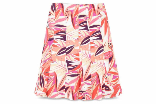 Front view of Viyella Women's Multicoloured A-Line Skirt, size 14