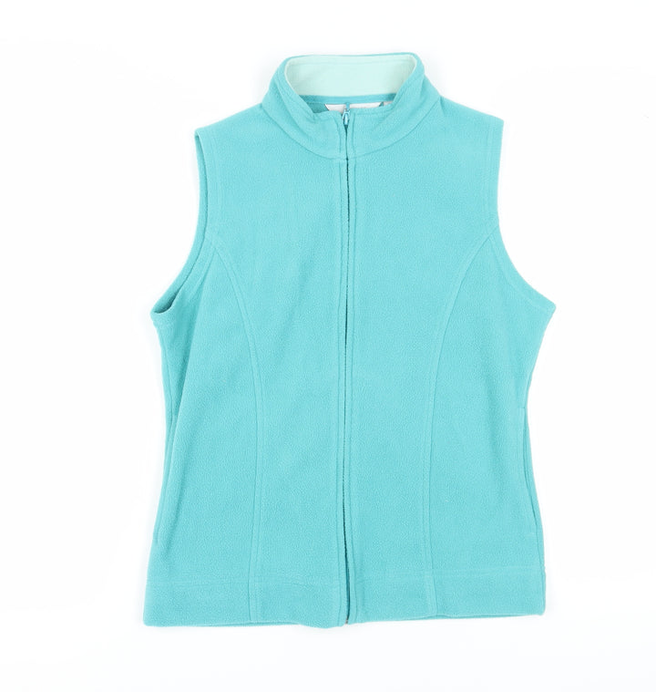 EWM Women's Blue Fleece Waistcoat Size 10-12 Casual