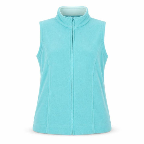 EWM Women's Blue Fleece Waistcoat Size 10-12 Casual