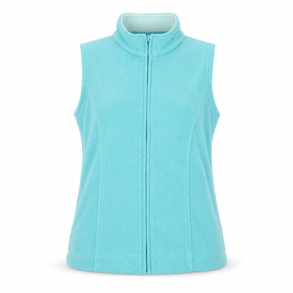 EWM Women's Blue Fleece Waistcoat Size 10-12 Casual