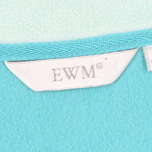 EWM Women's Blue Fleece Waistcoat Size 10-12 Casual
