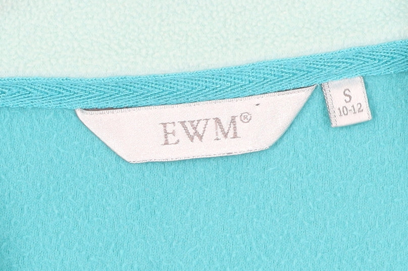 EWM Women's Blue Fleece Waistcoat Size 10-12 Casual