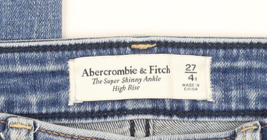 Abercrombie & Fitch Blue Ankle Jeans Size 4 Women