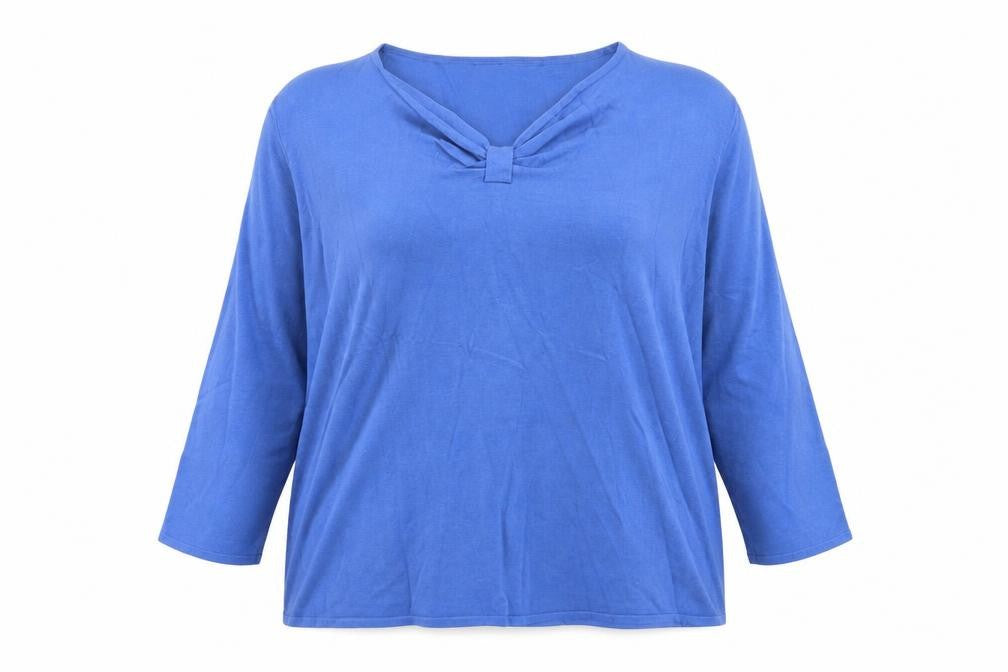 Front view of Eastex Women's Blue jumper, size 18