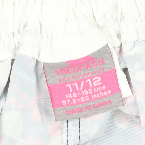 Trespass Girls' Multicoloured Shorts 11-12 Years Elastic Waist